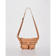 Load image into Gallery viewer, Tan Bradshaw Zipped Leather Waist/Crossbody Bag - Cobb & Co