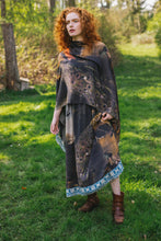 Load image into Gallery viewer, 'Wild Beauty' Bamboo Scarf with Peacock Print - Market of Stars