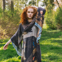 Load image into Gallery viewer, 'Wild Beauty' Bamboo Scarf with Peacock Print - Market of Stars