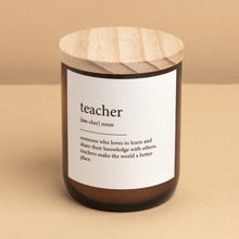 Load image into Gallery viewer, Teacher – Commonfolk Collective Dictionary Candle