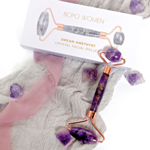 Load image into Gallery viewer, Dream Amethyst Crystal Facial Roller