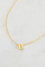 Load image into Gallery viewer, Gold Letter Necklace A-Z