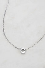 Load image into Gallery viewer, Silver Letter Necklace A-Z