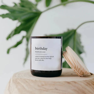 Birthday – Commonfolk Collective Dictionary Candle