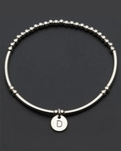 Load image into Gallery viewer, Love Letter Initial Bracelet A-Z Silver