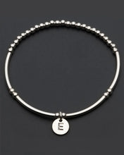 Load image into Gallery viewer, Love Letter Initial Bracelet A-Z Silver