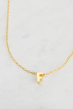 Load image into Gallery viewer, Letter Necklace A-Z Gold