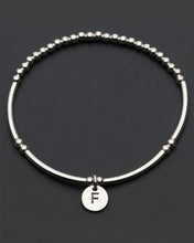 Load image into Gallery viewer, Love Letter Initial Bracelet A-Z Silver