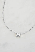 Load image into Gallery viewer, Silver Letter Necklace A-Z