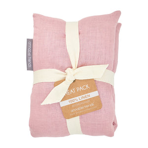 Linen Heat Pillow - Rose Pink
