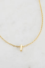 Load image into Gallery viewer, Gold Letter Necklace A-Z