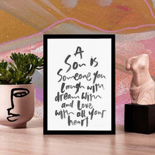 Load image into Gallery viewer, "A son is..." - Hand Painted Artwork