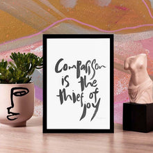 Load image into Gallery viewer, "Comparison is the Thief of Joy" - Hand Painted Artwork