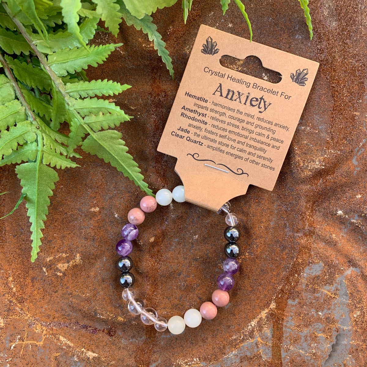 Stones for anxiety bracelet deals