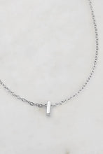Load image into Gallery viewer, Silver Letter Necklace A-Z