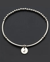 Load image into Gallery viewer, Love Letter Initial Bracelet A-Z Silver