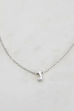 Load image into Gallery viewer, Silver Letter Necklace A-Z