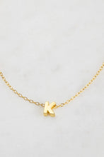 Load image into Gallery viewer, Gold Letter Necklace A-Z