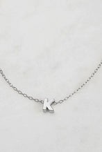 Load image into Gallery viewer, Letter Necklace A-Z Silver