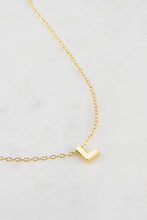 Load image into Gallery viewer, Gold Letter Necklace A-Z