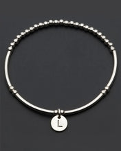Load image into Gallery viewer, Love Letter Initial Bracelet A-Z Silver