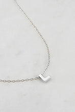 Load image into Gallery viewer, Silver Letter Necklace A-Z