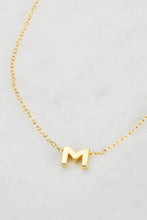 Load image into Gallery viewer, Gold Letter Necklace A-Z