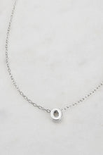 Load image into Gallery viewer, Letter Necklace A-Z Silver