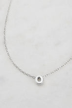 Load image into Gallery viewer, Silver Letter Necklace A-Z