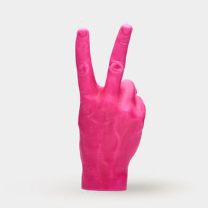 Peace Candle Hand - Pink