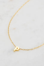 Load image into Gallery viewer, Letter Necklace A-Z Gold