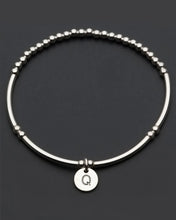 Load image into Gallery viewer, Love Letter Initial Bracelet A-Z Silver