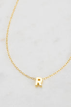 Load image into Gallery viewer, Gold Letter Necklace A-Z