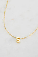 Load image into Gallery viewer, Gold Letter Necklace A-Z