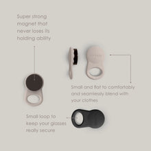 Load image into Gallery viewer, Black SPEX 2 Pack Glasses Clips