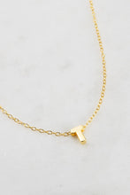 Load image into Gallery viewer, Letter Necklace A-Z Gold