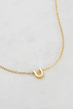 Load image into Gallery viewer, Gold Letter Necklace A-Z