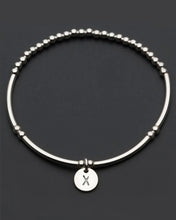Load image into Gallery viewer, Love Letter Initial Bracelet A-Z Silver