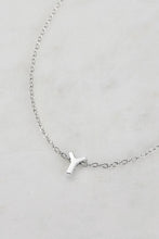 Load image into Gallery viewer, Silver Letter Necklace A-Z