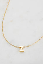 Load image into Gallery viewer, Gold Letter Necklace A-Z