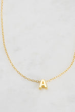 Load image into Gallery viewer, Gold Letter Necklace A-Z