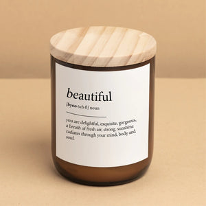 Beautiful – Commonfolk Collective Dictionary Candle