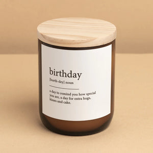Birthday – Commonfolk Collective Dictionary Candle