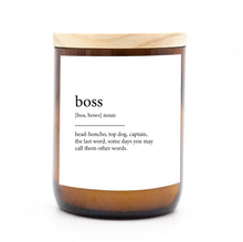 Load image into Gallery viewer, Boss - Commonfolk Collective Dictionary Candle