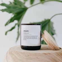 Load image into Gallery viewer, Mum – Commonfolk Collective Dictionary Candle