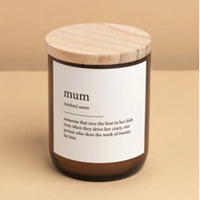 Load image into Gallery viewer, Mum – Commonfolk Collective Dictionary Candle