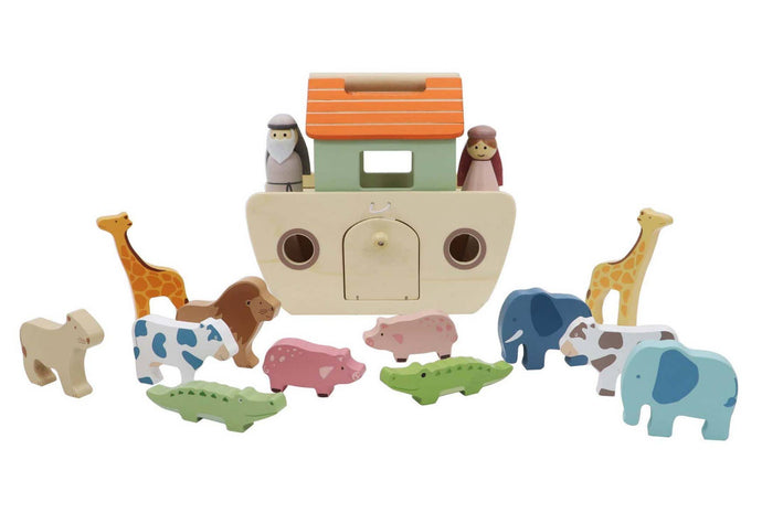 Noah's Ark Wooden Playset
