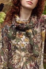 Load image into Gallery viewer, &#39;Love Grows Wild&#39; Floral Bamboo Scarf with Bees - Market of Stars