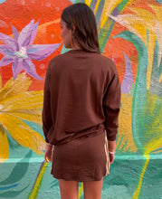 Load image into Gallery viewer, Chocolate Rodeo Track Suit Skirt Set - By Frankie