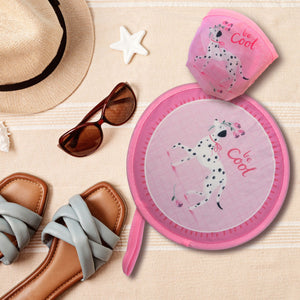 Purse Size Twist Fan - Paws and Claws